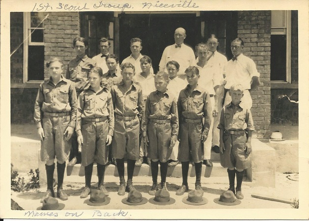 Boy Scouts Niceville, first troup 1926 picture 