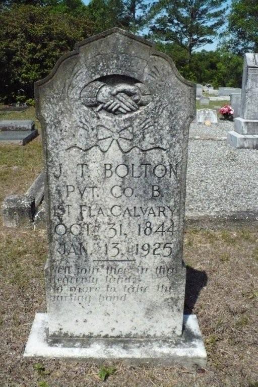 James T. Bolton Gravemarker Dorcus