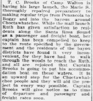 Captain Brooks and Marie S. Article