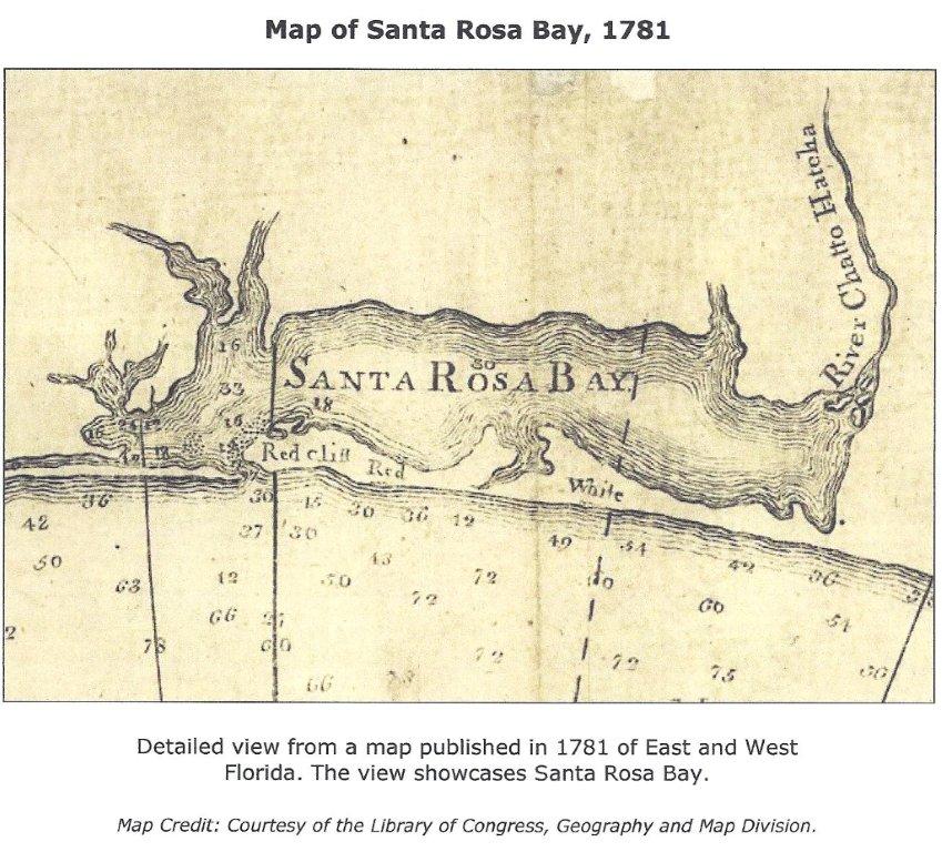 Map 1781 Pensacola