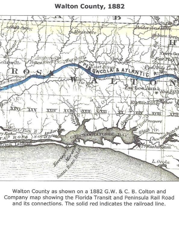 Map 1882 Walton Co.