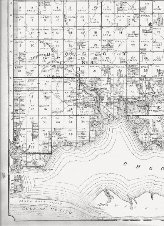 Map 1908 Walton Co.