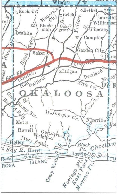 1917 Map Niceville