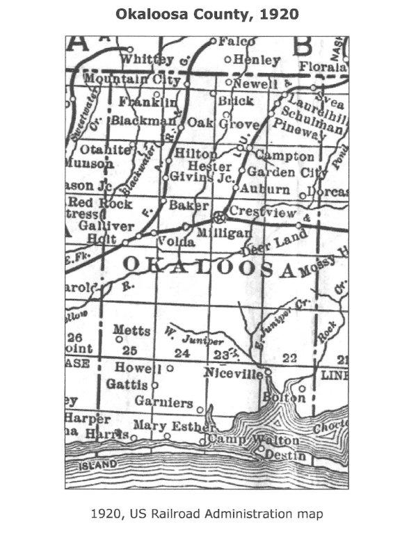 1920 Map Niceville